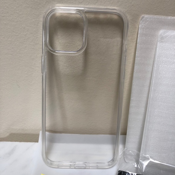 Aedilys Space Airbag Protection Case iPhone 12 Pro Max Clear Screen Protectors - Picture 7 of 10